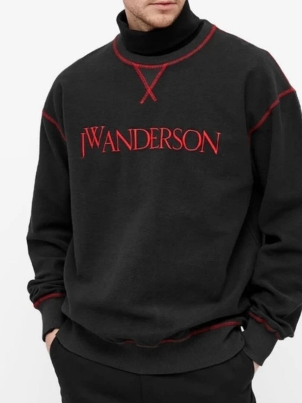 J.W Anderson Inside Out Contrast Sweatshirt